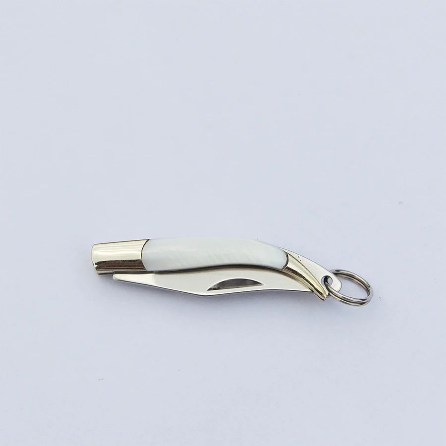 Mini Tactical Folding Knife White Shell Handle Stainless Steel Outdoor Small Pocket Gift Knife 6g Weight
Mini Tactical Folding Knife White Shell Handle Stainless Steel Outdoor Small Pocket Gift Knife 6g Weight