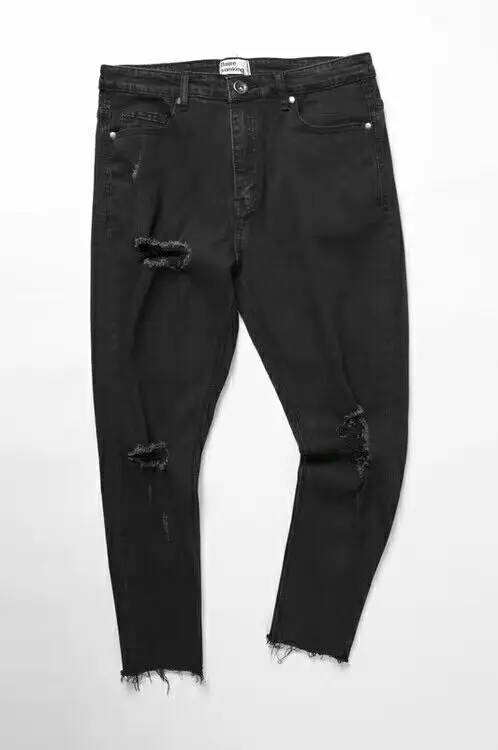 2018 NEW Black breaking Hole elastic casual ankle Biker jeans hip hop Irregular Cut Nine quarter trousers men jeans S-XXL
2018 NEW Black breaking Hole elastic casual ankle Biker jeans hip hop Irregular Cut Nine quarter trousers men jeans S-XXL