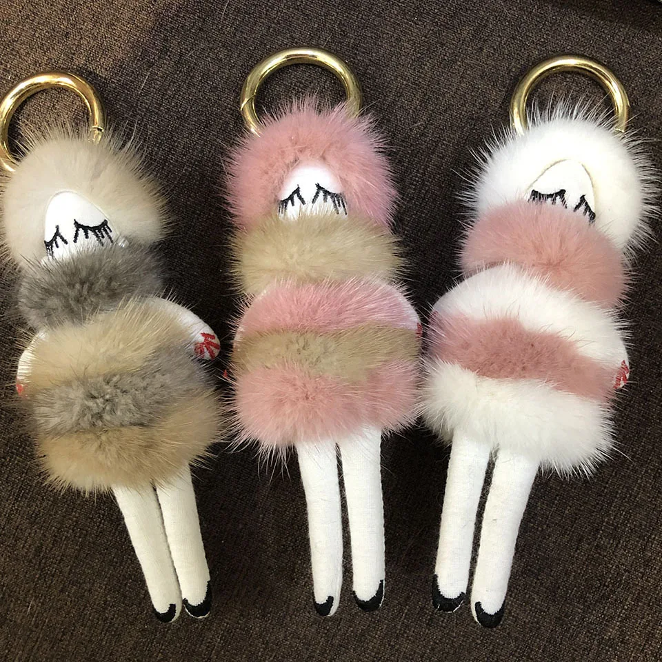 Real Mink Fur Luxury lady doll Keychain Bag Pompom Bag Charm KeyRing Luxury Car Jewelry Pendant
Real Mink Fur Luxury lady doll Keychain Bag Pompom Bag Charm KeyRing Luxury Car Jewelry Pendant
