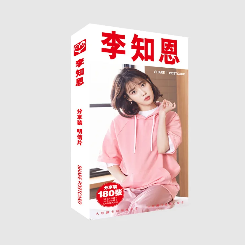 180 шт./компл. МЕ почтовые открытки + постер наклейки KPOP ПОДДЕРЖКА поклонников Uaena
