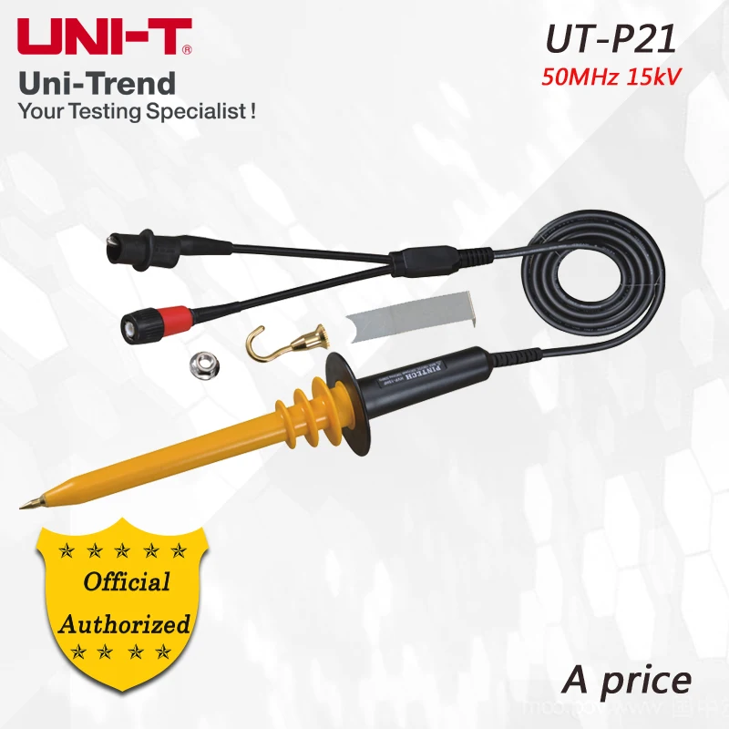 

UNI-T UT-P21 High voltage passive probe 50MHz 15V; oscilloscope High voltage passive probe, all UTD/UPO series models