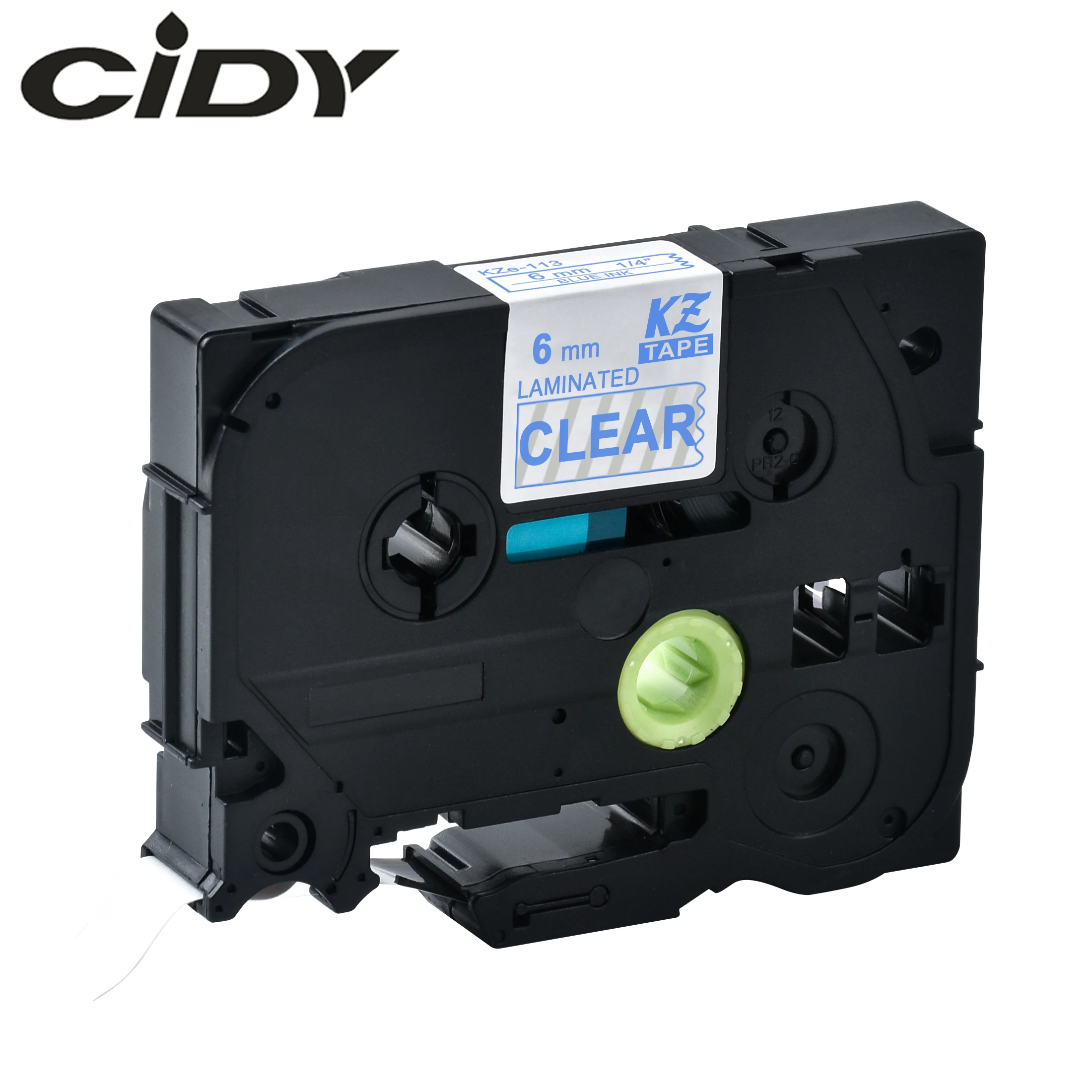 CIDY compatible tze-113 tze 113 tze113 tz 113 Tz113 Blue on Clear 6mm*8m laminated label tape for brother label printer
CIDY compatible tze-113 tze 113 tze113 tz 113 Tz113 Blue on Clear 6mm*8m laminated label tape for brother label printer