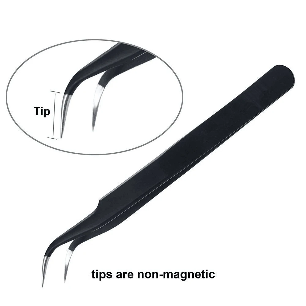 9 Pcs/Set Precision Tweezers Tools Kit Anti-static Stainless Steel Tweezers with Storage Bag for Lab Electronics Jewelry Car Sty
9 Pcs/Set Precision Tweezers Tools Kit Anti-static Stainless Steel Tweezers with Storage Bag for Lab Electronics Jewelry Car Sty