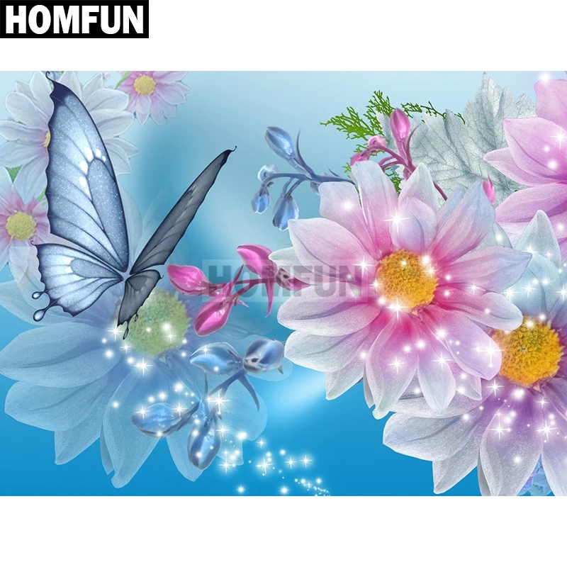 HOMFUN Full Square/Round Drill 5D DIY Diamond Painting "Butterfly flower" Embroidery Cross Stitch 5D Home Decor Gift A02497
HOMFUN Full Square/Round Drill 5D DIY Diamond Painting "Butterfly flower" Embroidery Cross Stitch 5D Home Decor Gift A02497
