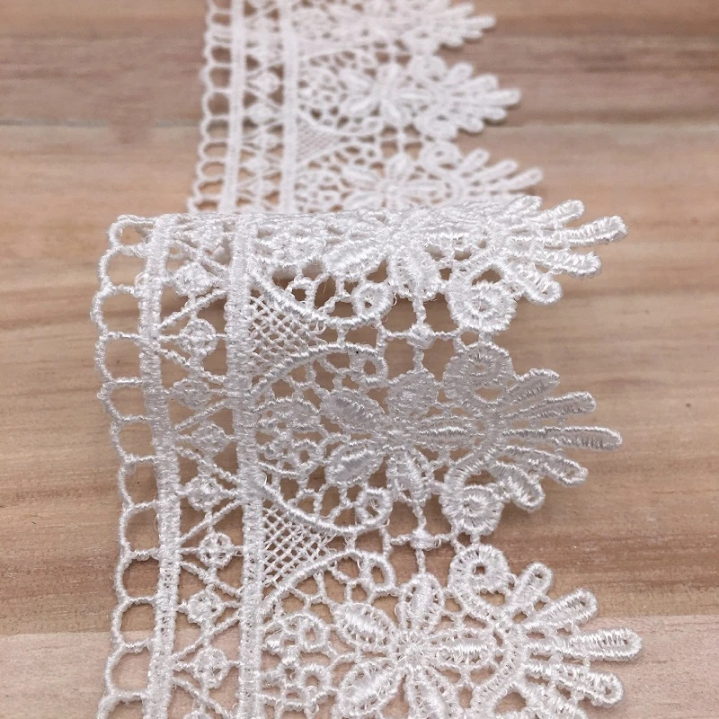 New 1 Yard Lace Ribbon Tape 55mm Wide Trims Llace Trim Embroidered Net Cord For Sewing Costume African Lace Fabric
New 1 Yard Lace Ribbon Tape 55mm Wide Trims Llace Trim Embroidered Net Cord For Sewing Costume African Lace Fabric