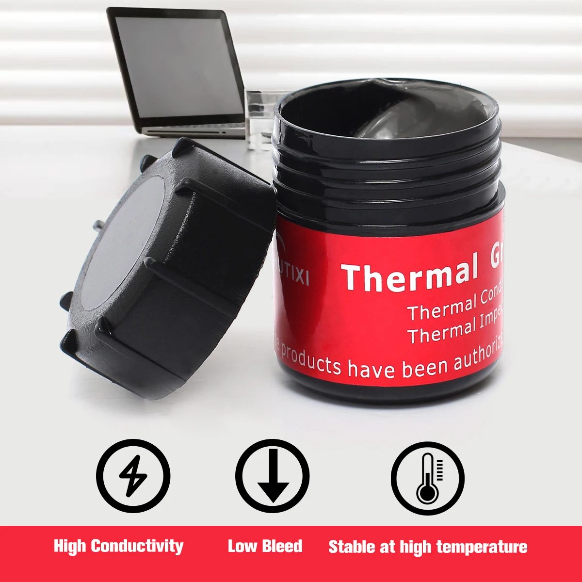 20g High Conductivity Cooler Thermal Heatsinks Grease Paste Tin Heat Dissipation Silicone Fluid In Bulk Cooling for Computer CPU
20g High Conductivity Cooler Thermal Heatsinks Grease Paste Tin Heat Dissipation Silicone Fluid In Bulk Cooling for Computer CPU