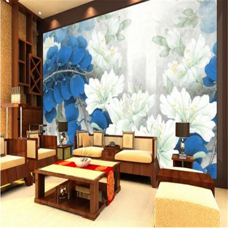 Custom 3D Photo Wallpapers Chinese Style Non-Woven Wall Paper Lily Valley Blue Flowers Wall Murals for Living Room Home Decor
Custom 3D Photo Wallpapers Chinese Style Non-Woven Wall Paper Lily Valley Blue Flowers Wall Murals for Living Room Home Decor