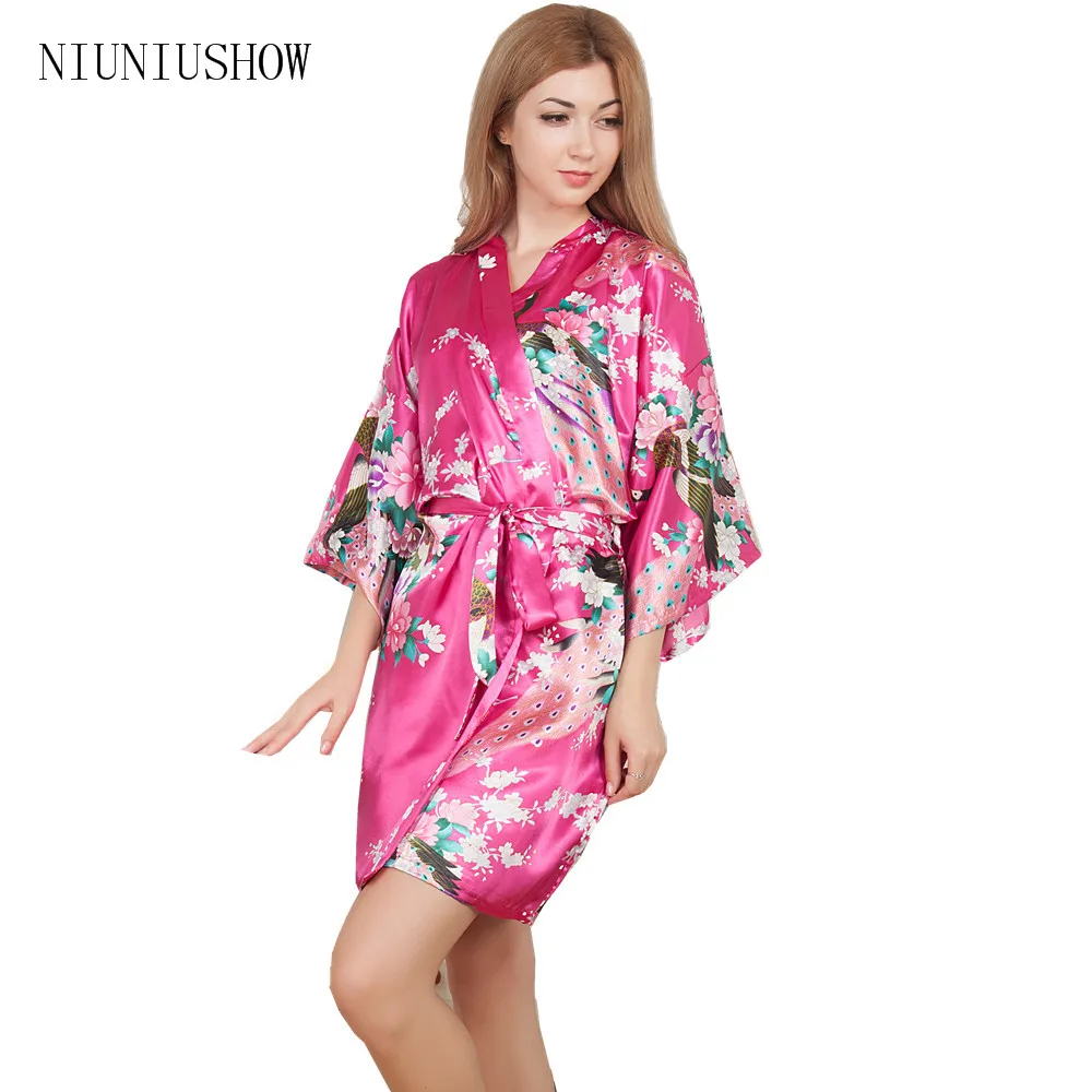 New Wedding Bride Bridesmaid Robe Floral Bathrobe Short Kimono Night Robe Bath Robe Fashion Dressing Gown For Women One Size T09
New Wedding Bride Bridesmaid Robe Floral Bathrobe Short Kimono Night Robe Bath Robe Fashion Dressing Gown For Women One Size T09