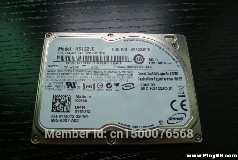 Новый 1,8 "120 Гб CE/ZIF HS122JC HDD для XT1 d430 d420 2510P 2710P VGN-TZ ноутбука, замена MK1011GAH MK1214GAH MK8009GAH
Новый 1,8 "120 Гб CE/ZIF HS122JC HDD для XT1 d430 d420 2510P 2710P VGN-TZ ноутбука, замена MK1011GAH MK1214GAH MK8009GAH