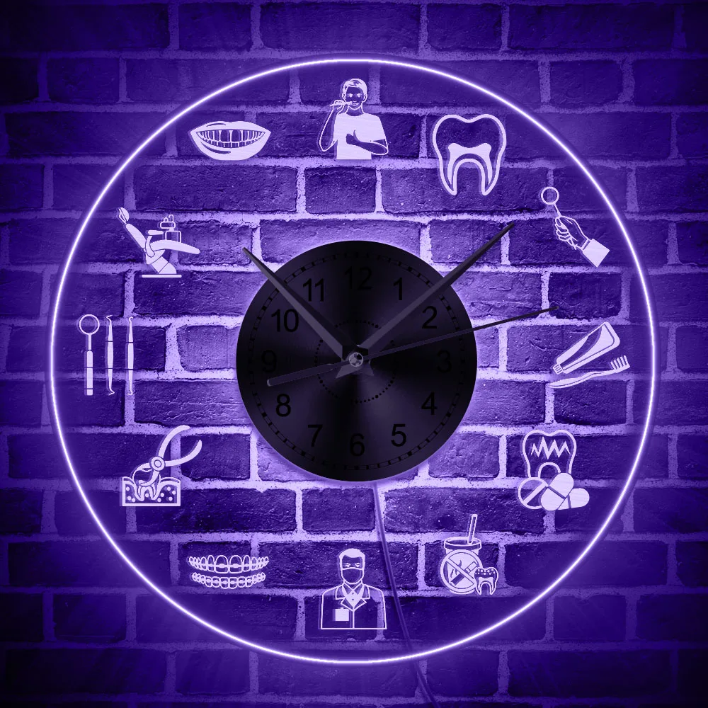 Dentist Dental Care Logo LED Neon Sign Wall Clock Healthcare Stomatology Sign Color Changes Hygienist Acrylic Clock Wall Watch
Dentist Dental Care Logo LED Neon Sign Wall Clock Healthcare Stomatology Sign Color Changes Hygienist Acrylic Clock Wall Watch