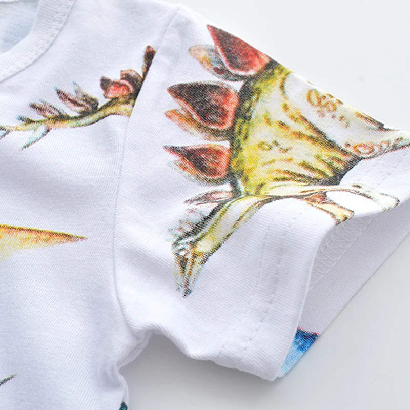 AD Dinosaur Boys Girls Summer T-shirts Cotton Fabric Casual Kids t shirts Children's Clothing Cute Pattern Clothes
AD Dinosaur Boys Girls Summer T-shirts Cotton Fabric Casual Kids t shirts Children's Clothing Cute Pattern Clothes
