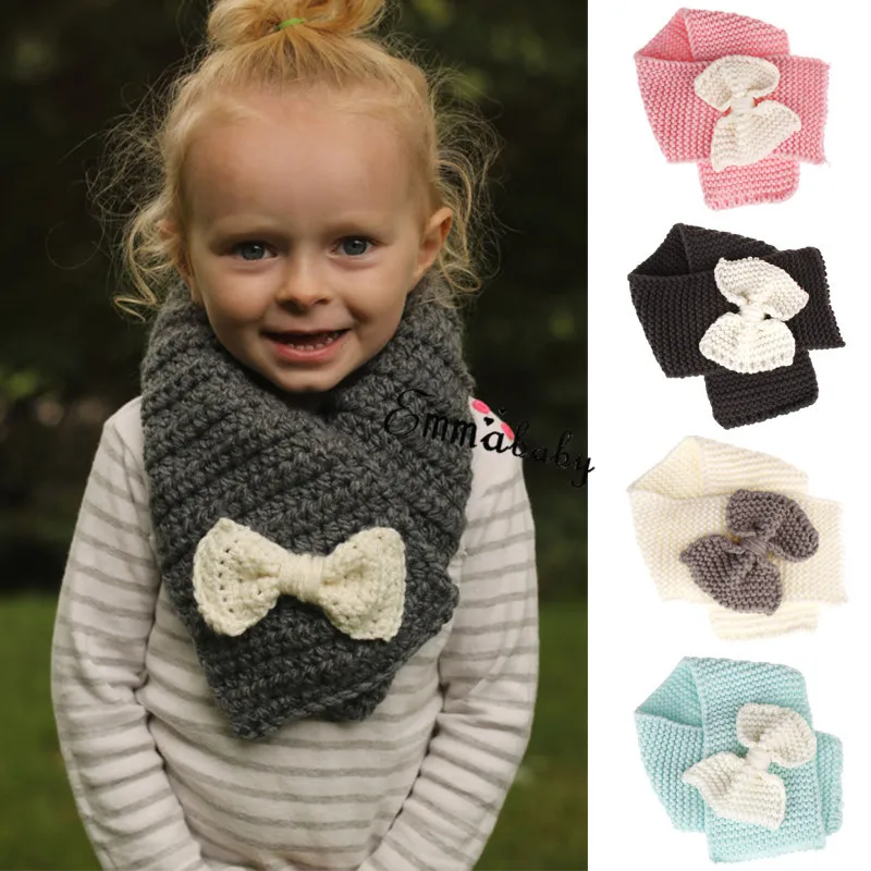 PUDCOCO Newest Toddler Baby Boys Girls Crochet Knit Shawl Cape Cloak Winter Warm Knitted Scarf | Детская одежда и обувь