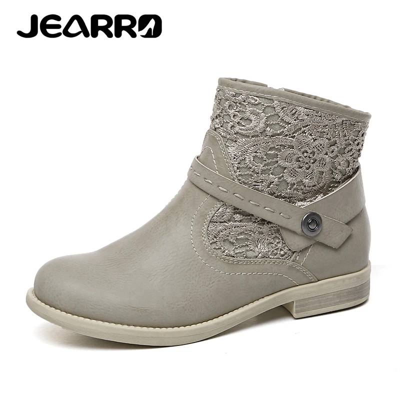 JEARRO Women Boots Female Fashion Flats Ankle Spring Boots Woman Slip-On Casual Shoes Ladies Sneakers 2019 New Size 37-41
JEARRO Women Boots Female Fashion Flats Ankle Spring Boots Woman Slip-On Casual Shoes Ladies Sneakers 2019 New Size 37-41