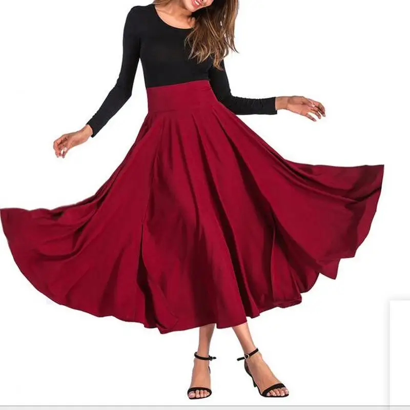 U-SWEAR 2020 New Arrival Fashion Women Skirt A-Line Empire Mid-Calf Vestidos Female Streetwear Elegant Clic Solid Soft Skirt
U-SWEAR 2020 New Arrival Fashion Women Skirt A-Line Empire Mid-Calf Vestidos Female Streetwear Elegant Clic Solid Soft Skirt