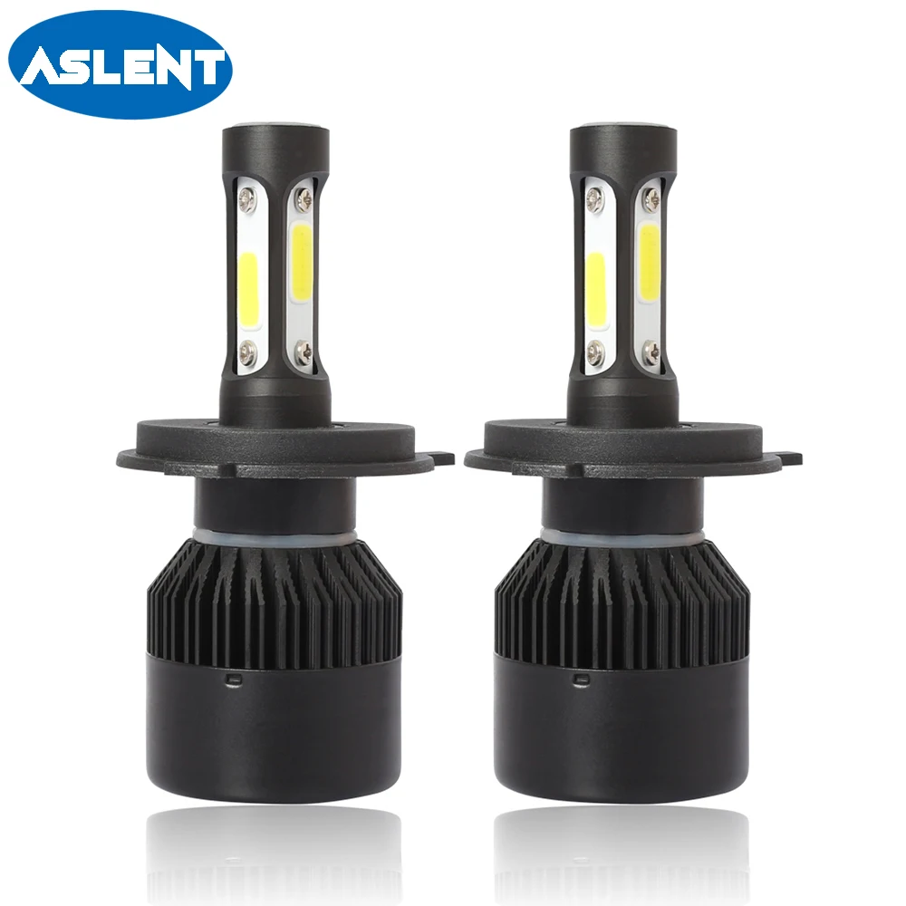 Aslent 72W COB Chips H4 H7 LED Car Headlight Bulbs H11 H1 H3 9005 9006 Hi-Lo Beam 8000lm 6500K Auto Headlamp Fog Light DC12v 24v
Aslent 72W COB Chips H4 H7 LED Car Headlight Bulbs H11 H1 H3 9005 9006 Hi-Lo Beam 8000lm 6500K Auto Headlamp Fog Light DC12v 24v