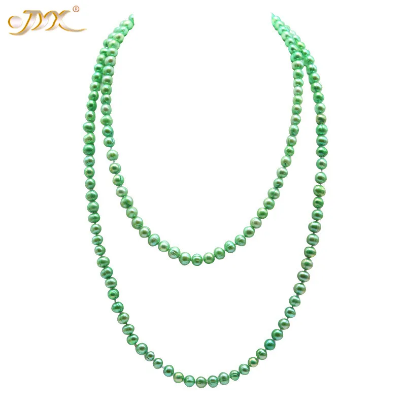 JYX Long Pearl Necklace Green Freshwater Cultured Pearl Necklace Party Jewelry Gift 48 Inches
JYX Long Pearl Necklace Green Freshwater Cultured Pearl Necklace Party Jewelry Gift 48 Inches