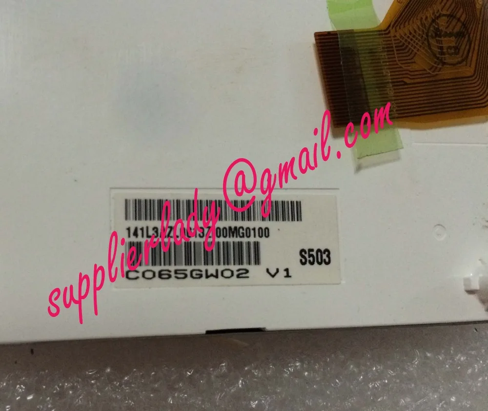 Original and New 6.5inch TFT LCD Screen C065GW02 V1 400(RGB)*234 for Car DVD free shipping
Original and New 6.5inch TFT LCD Screen C065GW02 V1 400(RGB)*234 for Car DVD free shipping