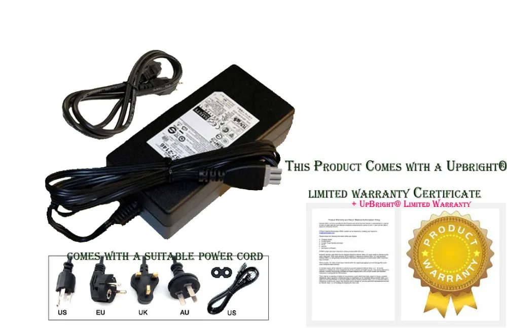 UpBright новый адаптер переменного/постоянного тока для принтера HP Photosmart C3140 C3180 C4180
