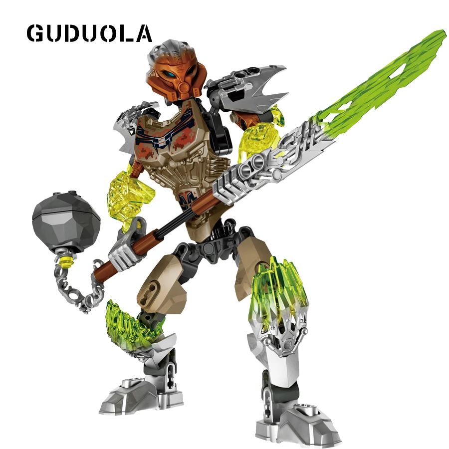 Guduola BIONICLE 90pcs Pohatu Stone Land Guardian figures 610-2 Building Block toys Compatible BIONICLE gift for boy
Guduola BIONICLE 90pcs Pohatu Stone Land Guardian figures 610-2 Building Block toys Compatible BIONICLE gift for boy