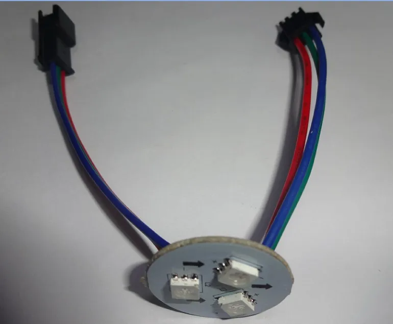 DC12V WS2811 digital module,non-waterproof;0.72W;26mm diameter;with 3pin male and female connectors at ends
DC12V WS2811 digital module,non-waterproof;0.72W;26mm diameter;with 3pin male and female connectors at ends