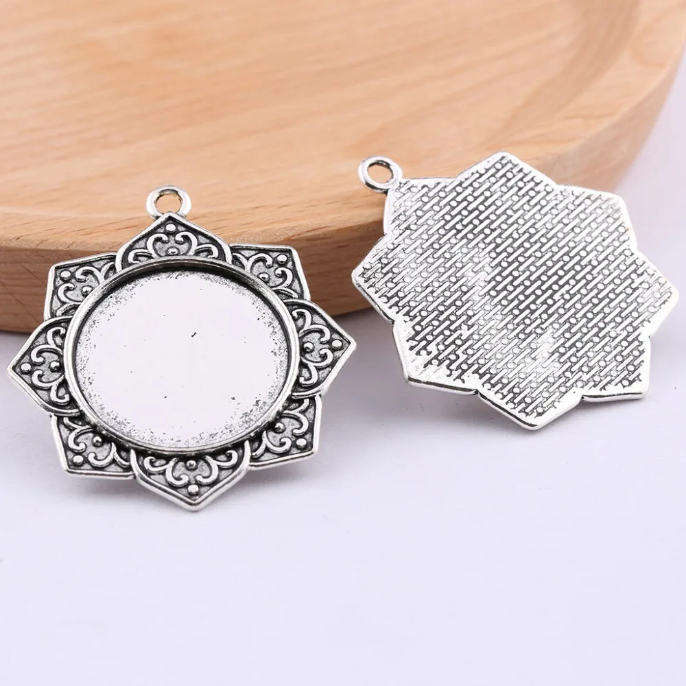 reidgaller 5pcs antique silver 25mm pendant cabochon base diy blank cameo setting trays for jewelry making
reidgaller 5pcs antique silver 25mm pendant cabochon base diy blank cameo setting trays for jewelry making