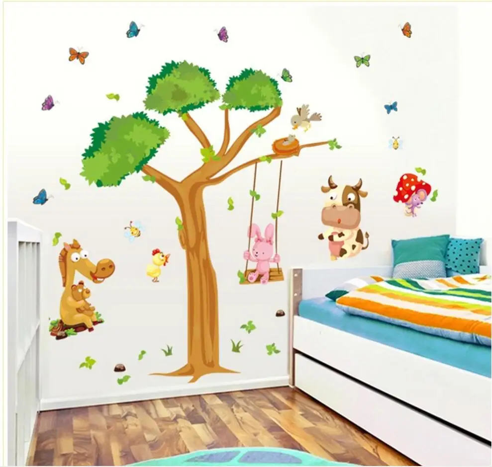 Free Shipping Oversize Cartoon Animal Monkey on Tree Wall Decal Baby Stickers for Kids Room Home Decor
Free Shipping Oversize Cartoon Animal Monkey on Tree Wall Decal Baby Stickers for Kids Room Home Decor