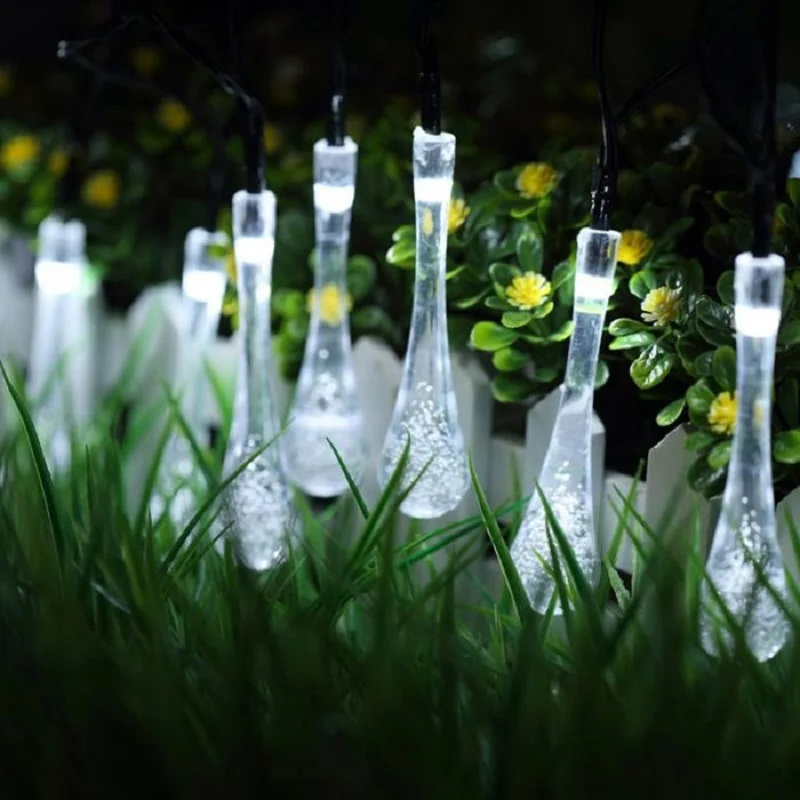 20 LED Colorful Raindrop Solar Lamp Waterproof Christmas Party String Light Wedding Festival Outdoor Decoration
20 LED Colorful Raindrop Solar Lamp Waterproof Christmas Party String Light Wedding Festival Outdoor Decoration