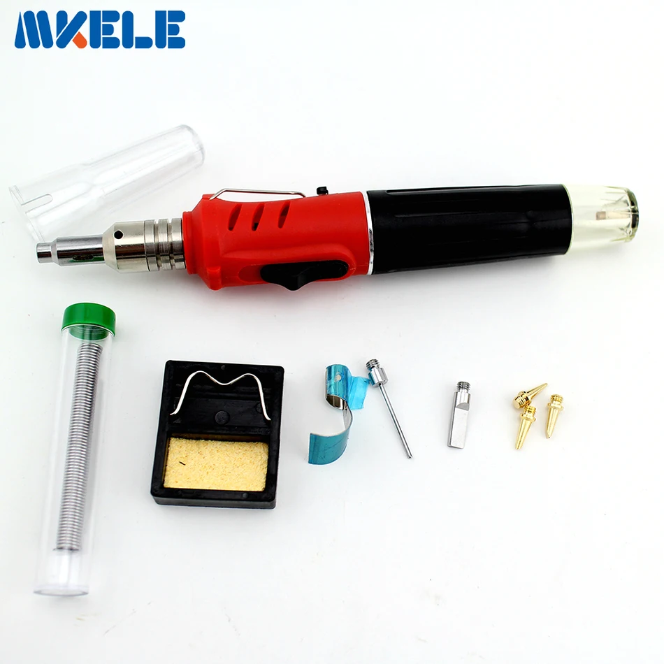 10 in 1 kit Professional Gas Soldering Iron Butane Welding Gas Torch soldering Cordless Welding tools Heat Gun HS-1115K
10 in 1 kit Professional Gas Soldering Iron Butane Welding Gas Torch soldering Cordless Welding tools Heat Gun HS-1115K
