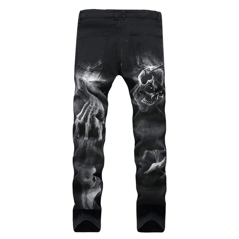New In 2020Men's Casual Wolf Print Jeans Stylish Slim Men's Black Jeans Men's Designer Punk Rock Trousers Brand Clothing
New In 2020Men's Casual Wolf Print Jeans Stylish Slim Men's Black Jeans Men's Designer Punk Rock Trousers Brand Clothing