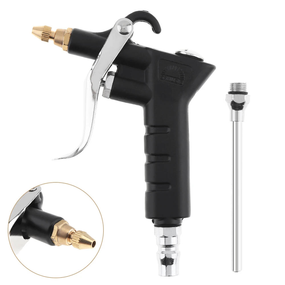 

Mini Blowing Dust Spray Gun Pneumatic Tool with 7.5mm Air Inlet Port and 10cm Long Nozzle for Furniture Decoration Car Wash