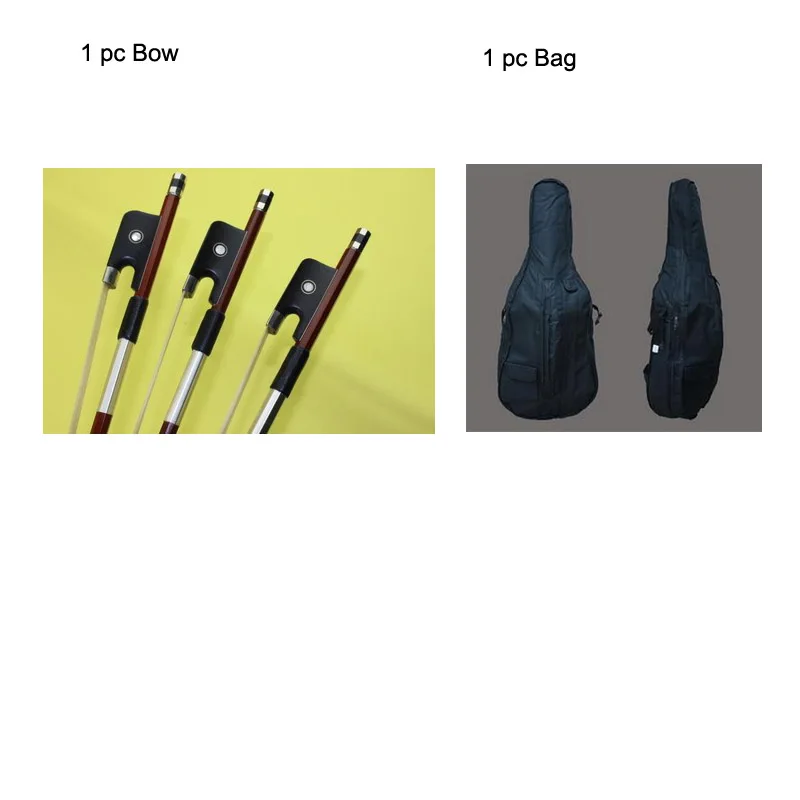 High quality 4/4 4/3 Cello Contrabass violonchelo for Beginner student Acoustic Musical instrument double bass upright w/ bow
High quality 4/4 4/3 Cello Contrabass violonchelo for Beginner student Acoustic Musical instrument double bass upright w/ bow