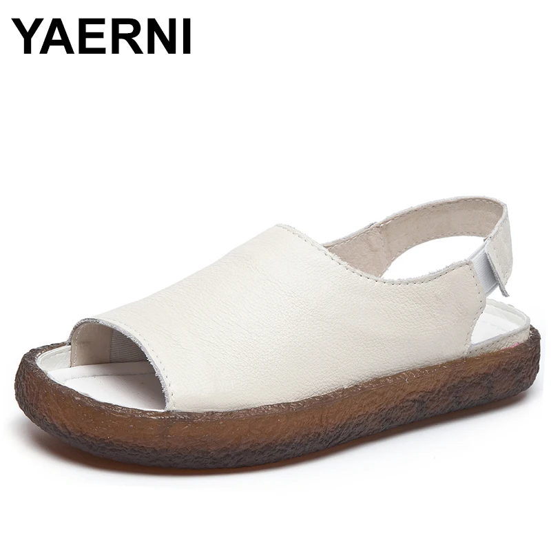 Женские летние сандалии YAERNI из натуральной кожи, без застежки, E566, лето 2018
Женские летние сандалии YAERNI из натуральной кожи, без застежки, E566, лето 2018