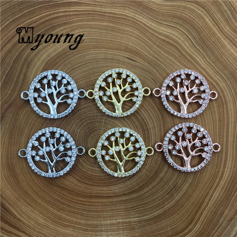 Round Cubic CZ Micro Paved Zirconia Connector Charms, Love Tree Pattern Zircon Paved Jewelry Making Spacer Beads,MY1807
Round Cubic CZ Micro Paved Zirconia Connector Charms, Love Tree Pattern Zircon Paved Jewelry Making Spacer Beads,MY1807