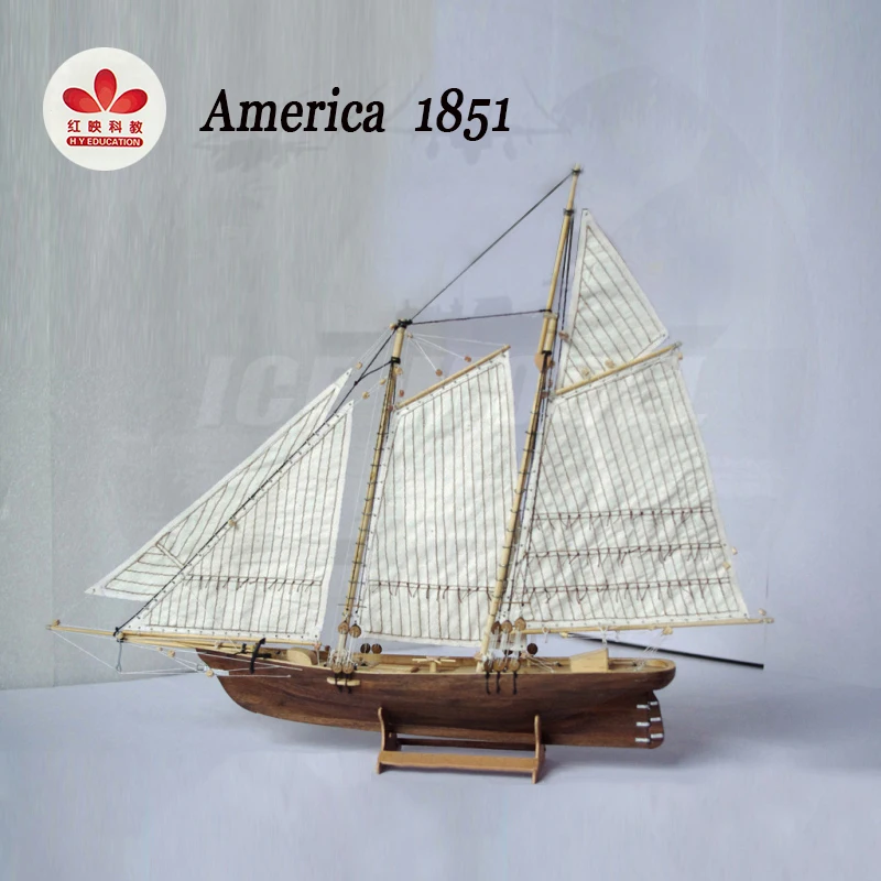 Sailing Ship America 1851 Wooden Assembly Model Kits DIY Western Classic Saillingboat Laser Cutting Process Puzzle Toys
Sailing Ship America 1851 Wooden Assembly Model Kits DIY Western Classic Saillingboat Laser Cutting Process Puzzle Toys