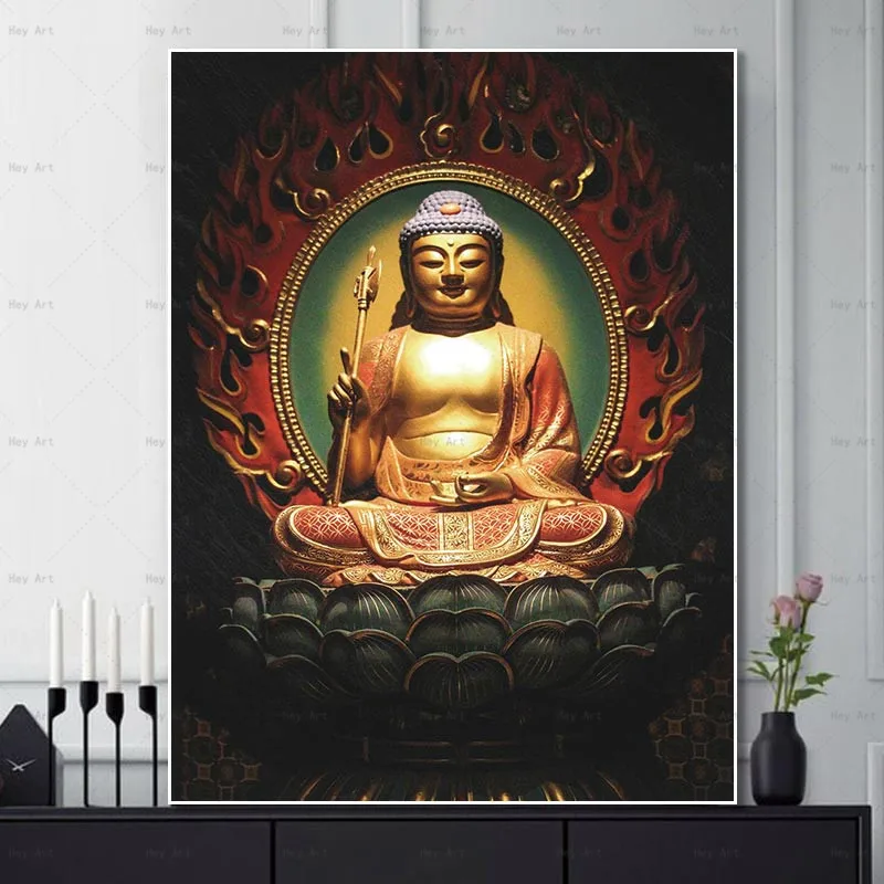 Настенные картины печать современные абстрактные принты для гостиной Будда