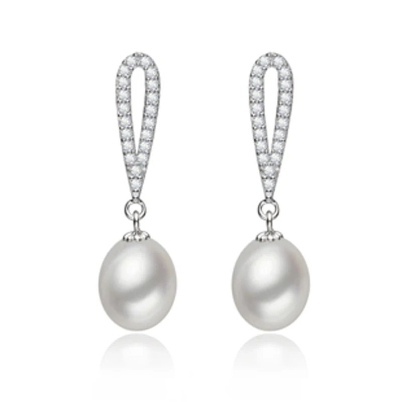 YIKALAISI 2017 100%Natural Pearl jewelry long Earrings 8-9 mm Freshwater Pearl Earring 925 sterling silver jewelry For Women
YIKALAISI 2017 100%Natural Pearl jewelry long Earrings 8-9 mm Freshwater Pearl Earring 925 sterling silver jewelry For Women