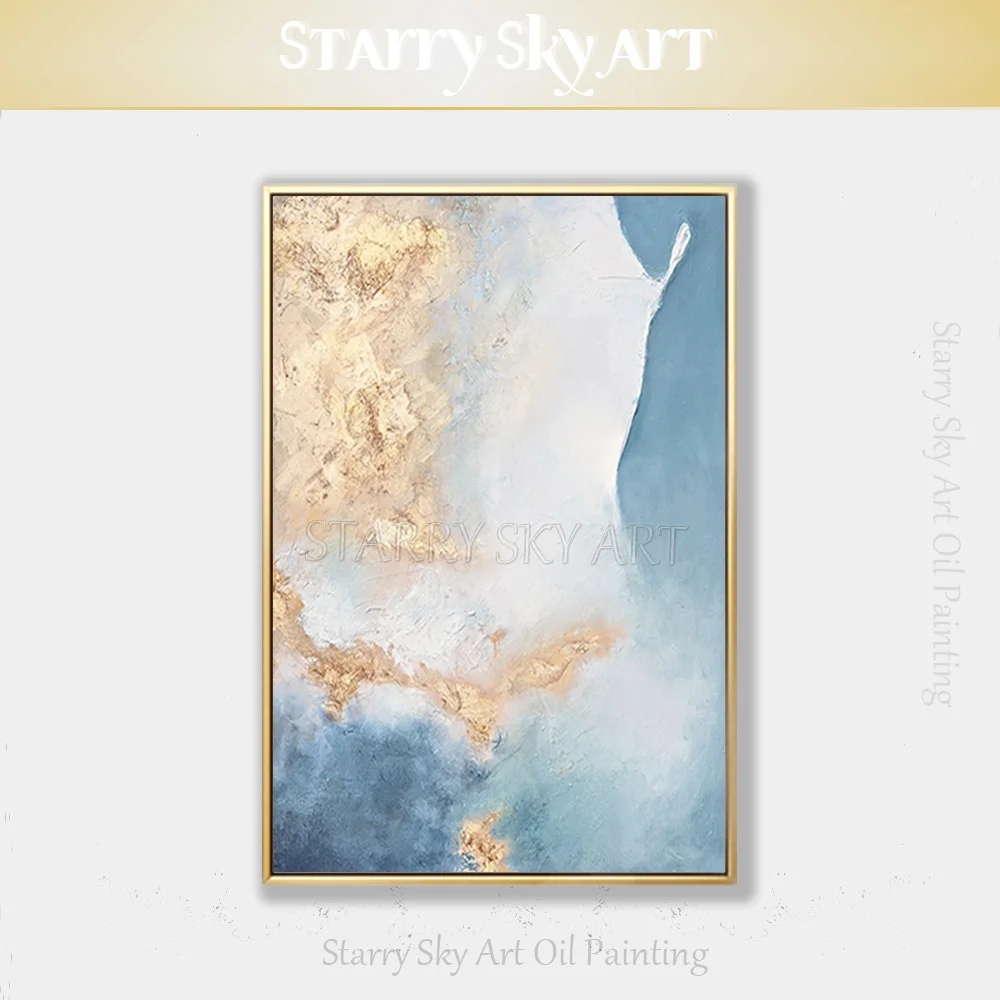Artist Hand-painted High Quality Modern Abstract Gold Foil Oil Painting on Canvas Kinds of Abstract Oil Painting for Living Room
Artist Hand-painted High Quality Modern Abstract Gold Foil Oil Painting on Canvas Kinds of Abstract Oil Painting for Living Room