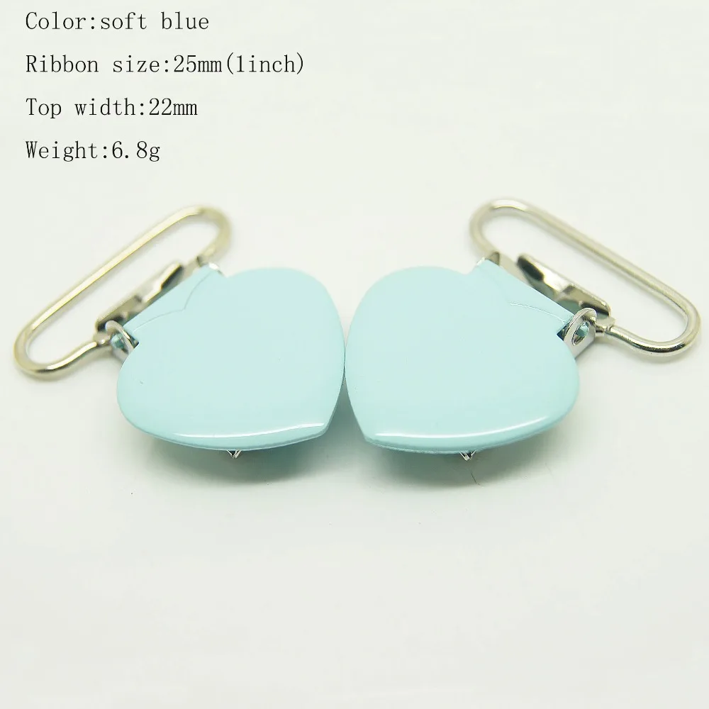 100pcs per lot metal suspender clips in soft blue color wholesale heart suspender clips enamel suspender clips
100pcs per lot metal suspender clips in soft blue color wholesale heart suspender clips enamel suspender clips
