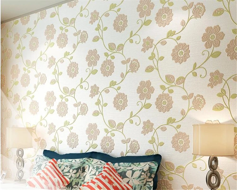 beibehang Modern simple non - woven living room 3d wallpaper romantic pastoral bedroom wallpaper papel de parede papier peint
beibehang Modern simple non - woven living room 3d wallpaper romantic pastoral bedroom wallpaper papel de parede papier peint