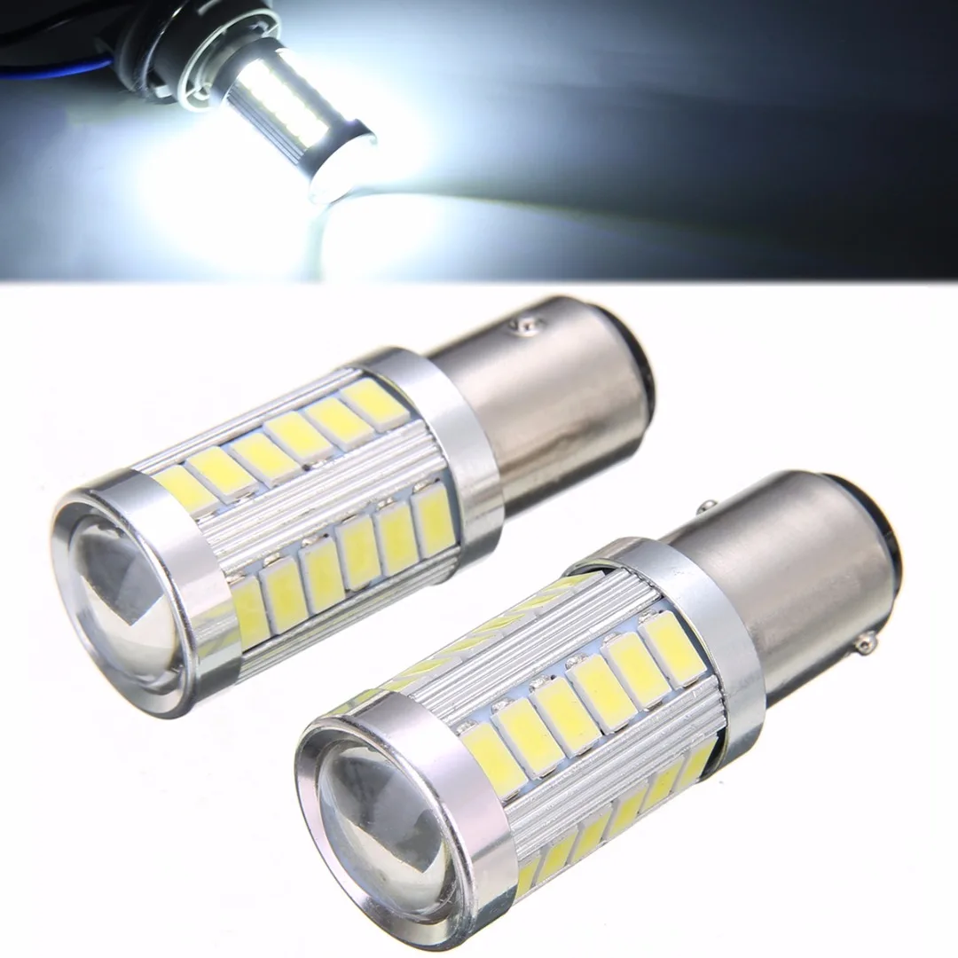 Hot Sale 2pcs BAY15D P21 5W 1157 33 SMD LED Car Headlight Backup Reverse Fog Head Light Replacement Bulb 6500K White Lighting
Hot Sale 2pcs BAY15D P21 5W 1157 33 SMD LED Car Headlight Backup Reverse Fog Head Light Replacement Bulb 6500K White Lighting