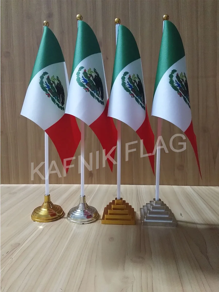 KAFNIK,5/10pcs a lot Mexico table desk flag banner 14*21cm flag /Plastic flags or suction cups for your choice free shipping
KAFNIK,5/10pcs a lot Mexico table desk flag banner 14*21cm flag /Plastic flags or suction cups for your choice free shipping