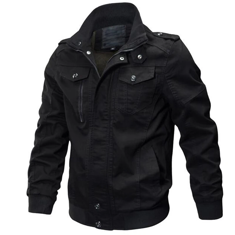 Casual Jacket Men Pilot Cargo Military Jackets Jaqueta Masculina Chaquetas Bomber Men's Windbreaker 5XL Army Jacket
Casual Jacket Men Pilot Cargo Military Jackets Jaqueta Masculina Chaquetas Bomber Men's Windbreaker 5XL Army Jacket