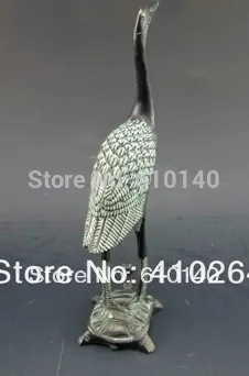 0000008824 Chinese Hand Carved crowned crane & Tortoise Bronze STATUE
0000008824 Chinese Hand Carved crowned crane & Tortoise Bronze STATUE