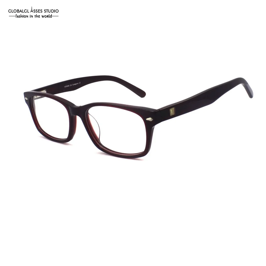 New Fashion Eyeglasses Big Square Lens Acetate Frame Women Dark Red Classic Eyewear Flex Hinge Prescription Glasses WW946 C4
New Fashion Eyeglasses Big Square Lens Acetate Frame Women Dark Red Classic Eyewear Flex Hinge Prescription Glasses WW946 C4