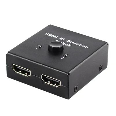 HDMI Splitter 1 Input 2 Output Bidirec 4K 2Port HDMI Switcher Swtich HDMI 3D For TV BOX Projector Computer Laptop HD
HDMI Splitter 1 Input 2 Output Bidirec 4K 2Port HDMI Switcher Swtich HDMI 3D For TV BOX Projector Computer Laptop HD