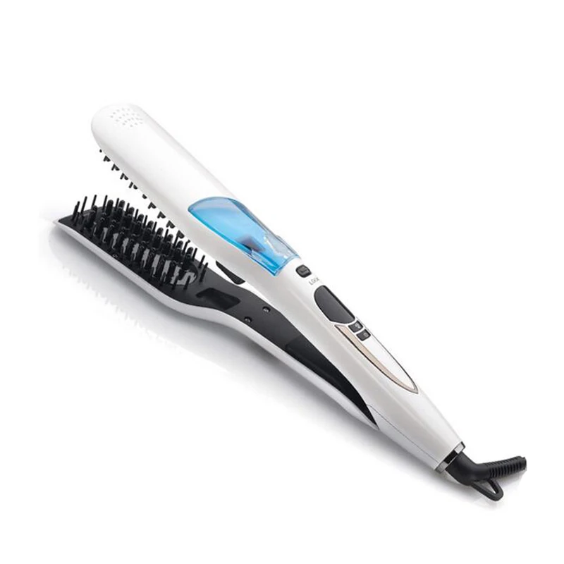Professional Steam straight hair spray straight hair comb negative ion electric ceramic splint perm LCD Display Hair Styling Too
Professional Steam straight hair spray straight hair comb negative ion electric ceramic splint perm LCD Display Hair Styling Too