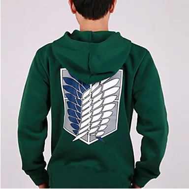 Inspired by Attack on Titan Mikasa Ackermann Anime Cosplay Costumes Cosplay Hoodies Print Green Long Sleeve Coat
Inspired by Attack on Titan Mikasa Ackermann Anime Cosplay Costumes Cosplay Hoodies Print Green Long Sleeve Coat