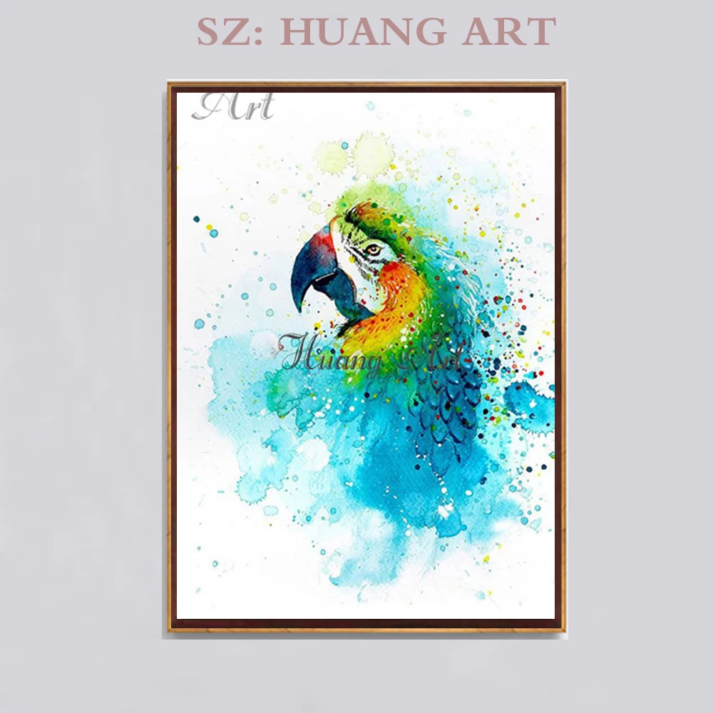 Professional Artist Handmade High Quality Fresh Light Colors Parrot Oil Painting on Canvas Beautiful Bird Parrot Oil Painting
Professional Artist Handmade High Quality Fresh Light Colors Parrot Oil Painting on Canvas Beautiful Bird Parrot Oil Painting