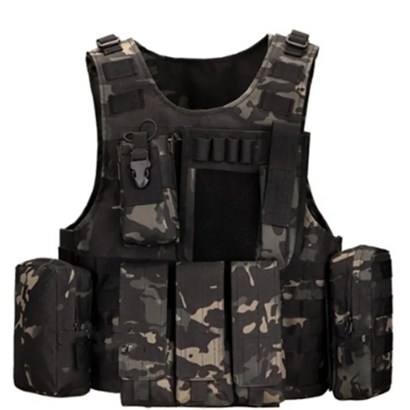 Molle Tactical Combat Military Vest Plate Carrier Professional Amphibious Outdoor Camping Training Army Fans Airsofts Waistcoat
Molle Tactical Combat Military Vest Plate Carrier Professional Amphibious Outdoor Camping Training Army Fans Airsofts Waistcoat
