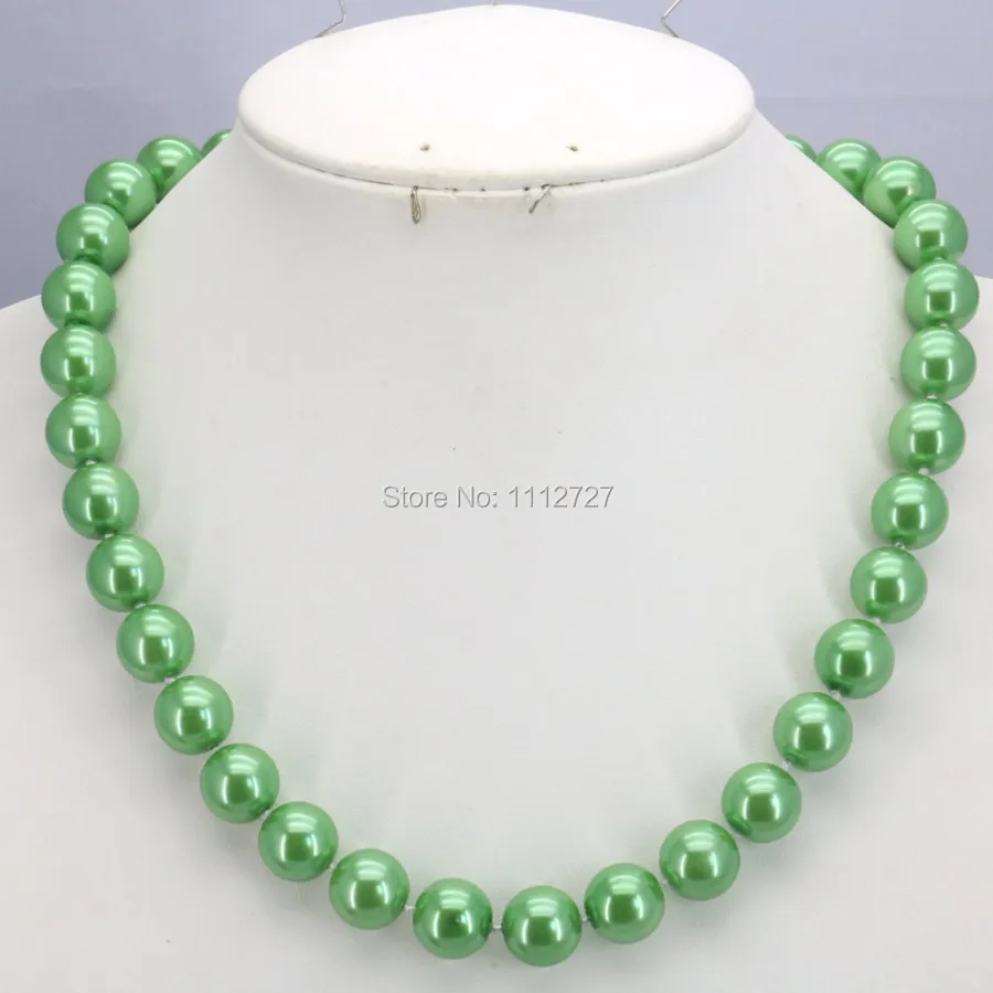 Christmas Gifts Girls 10mm Green Glass Round Pearl Beads Necklace Hand Made Fashion Jewelry Making Design For Women Wholesale
Christmas Gifts Girls 10mm Green Glass Round Pearl Beads Necklace Hand Made Fashion Jewelry Making Design For Women Wholesale